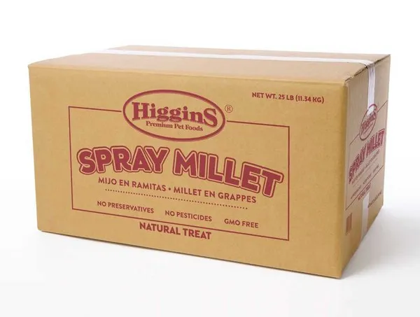 25 Lb Higgins Spray Millet - Treats